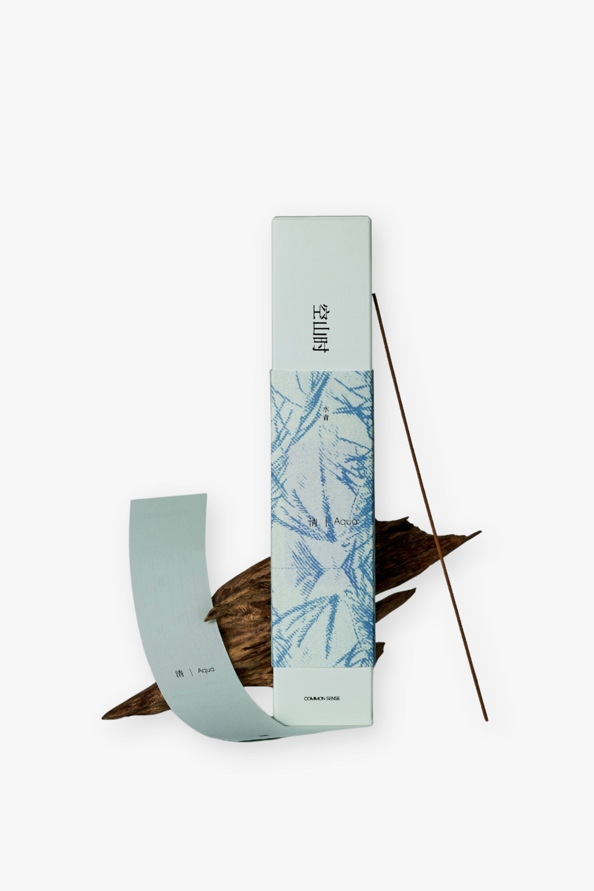 Common Sense Incense stick with a branded box on a white background