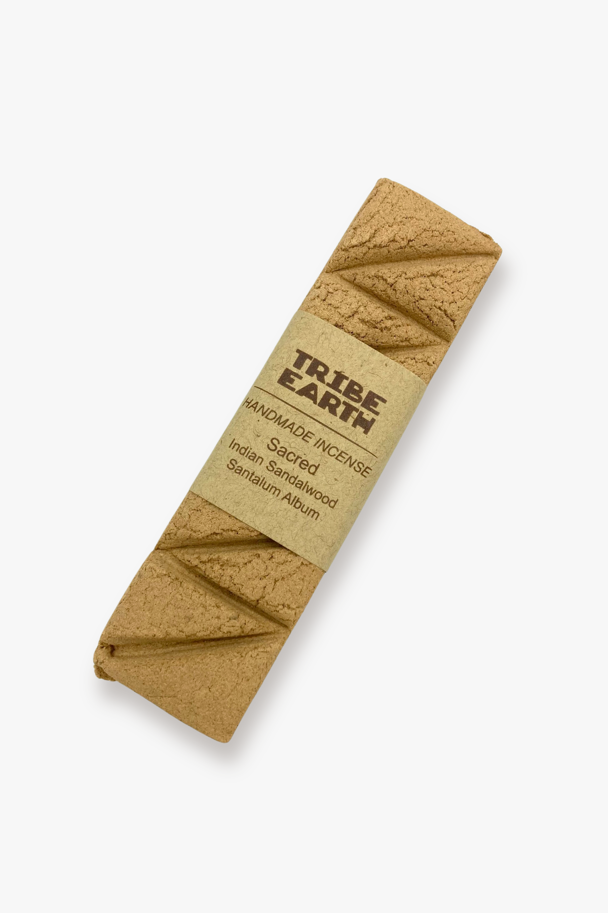 Tribe Earth handmade incense packaging on a white background