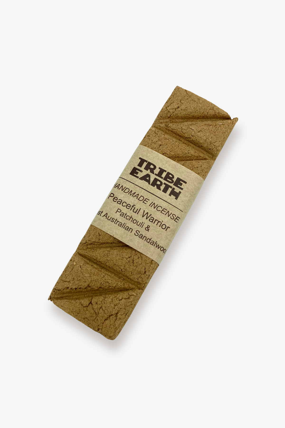 Tribe Earth incense stick packaging on a white background